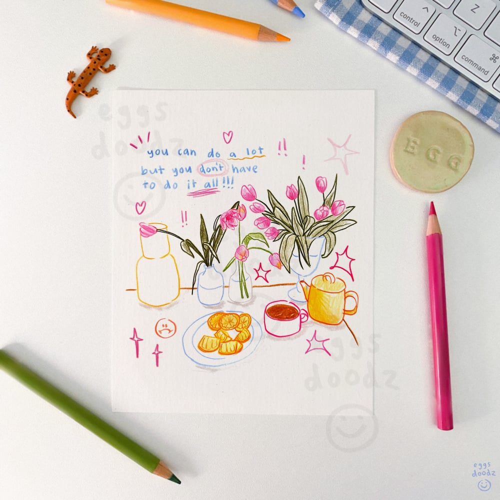 do a lot tulips | print