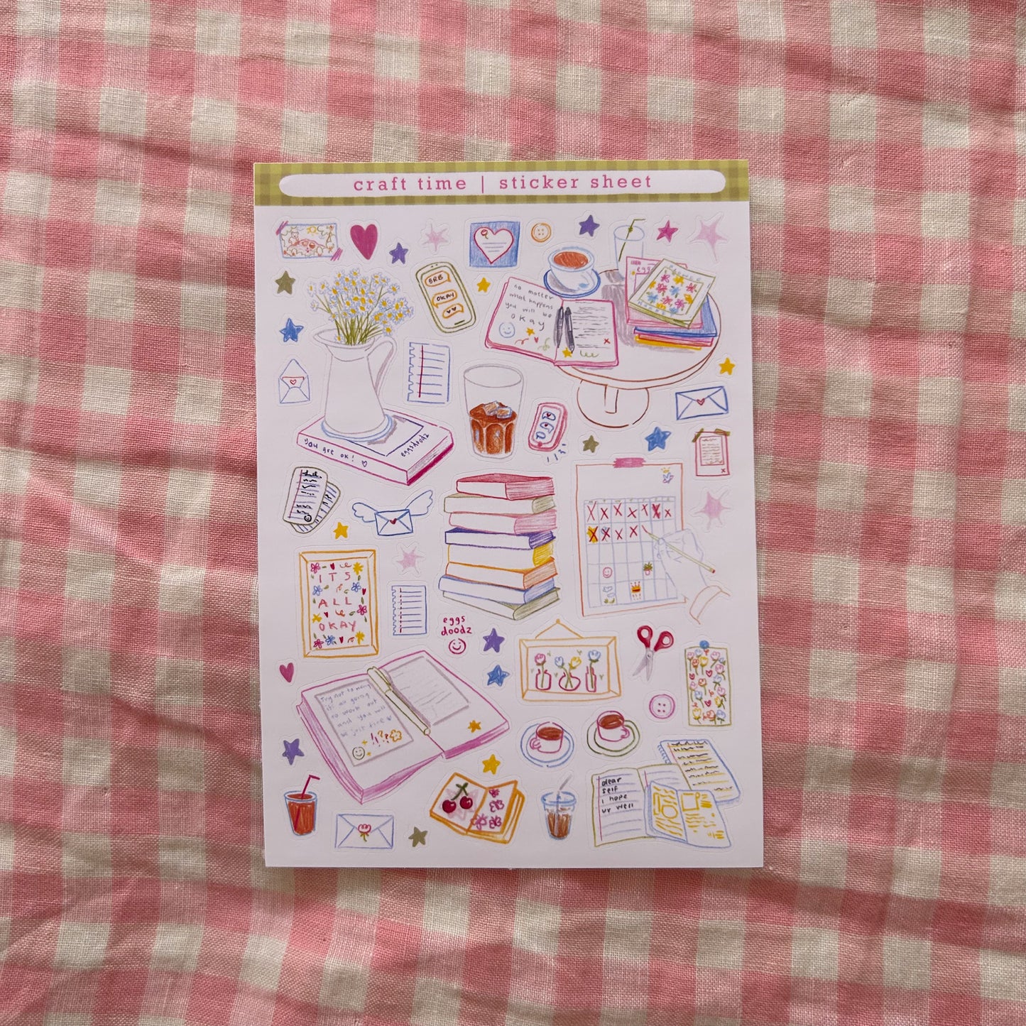 craft time sticker sheet