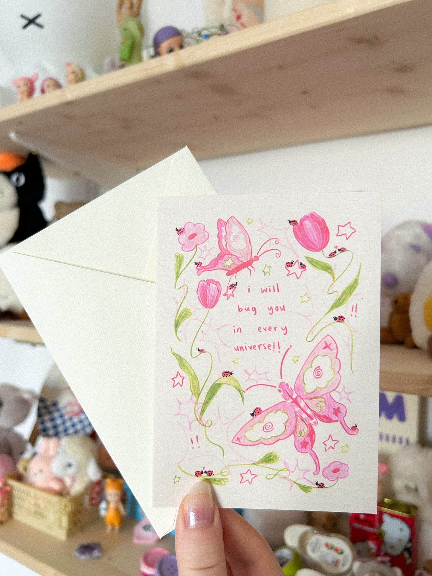 butterfly greetings card | april 2025