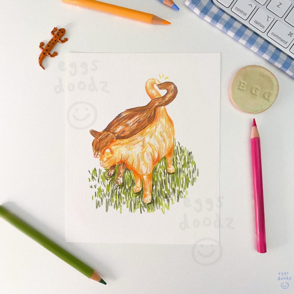 cat lovers | print