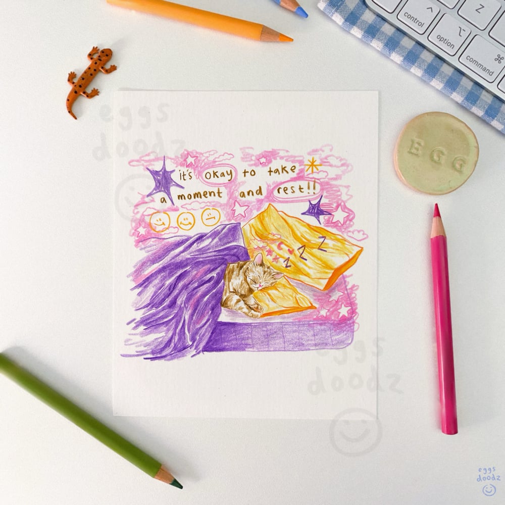 cat nap | print