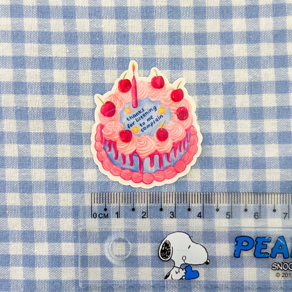 complain cake | sticker
