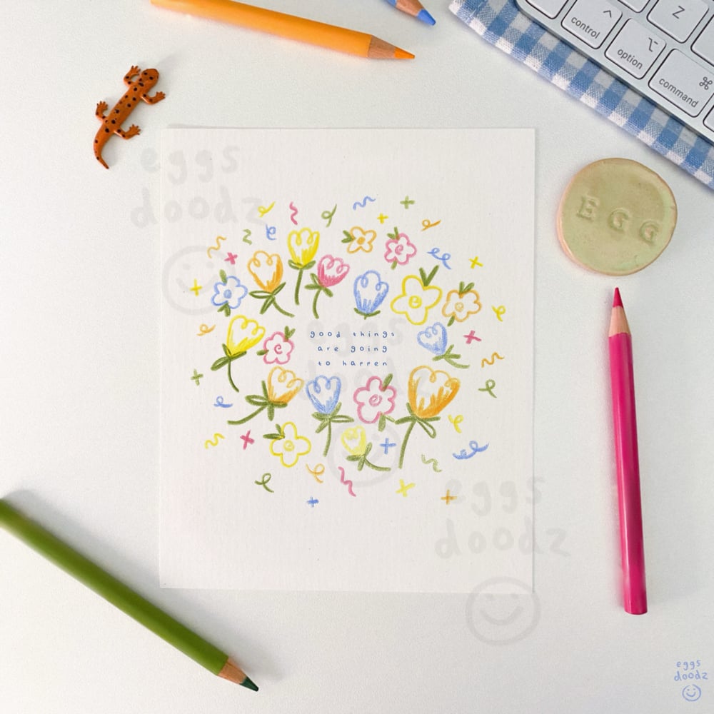 good things | print
