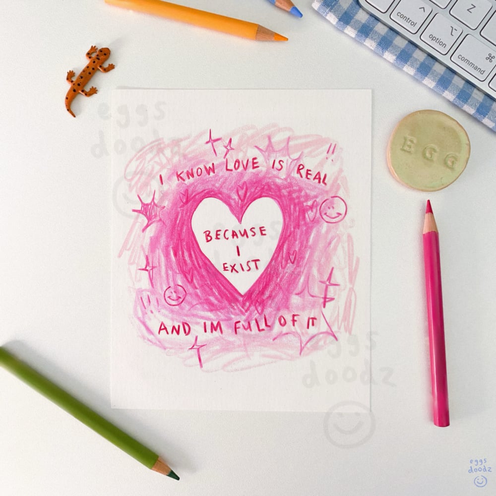 love is real | print