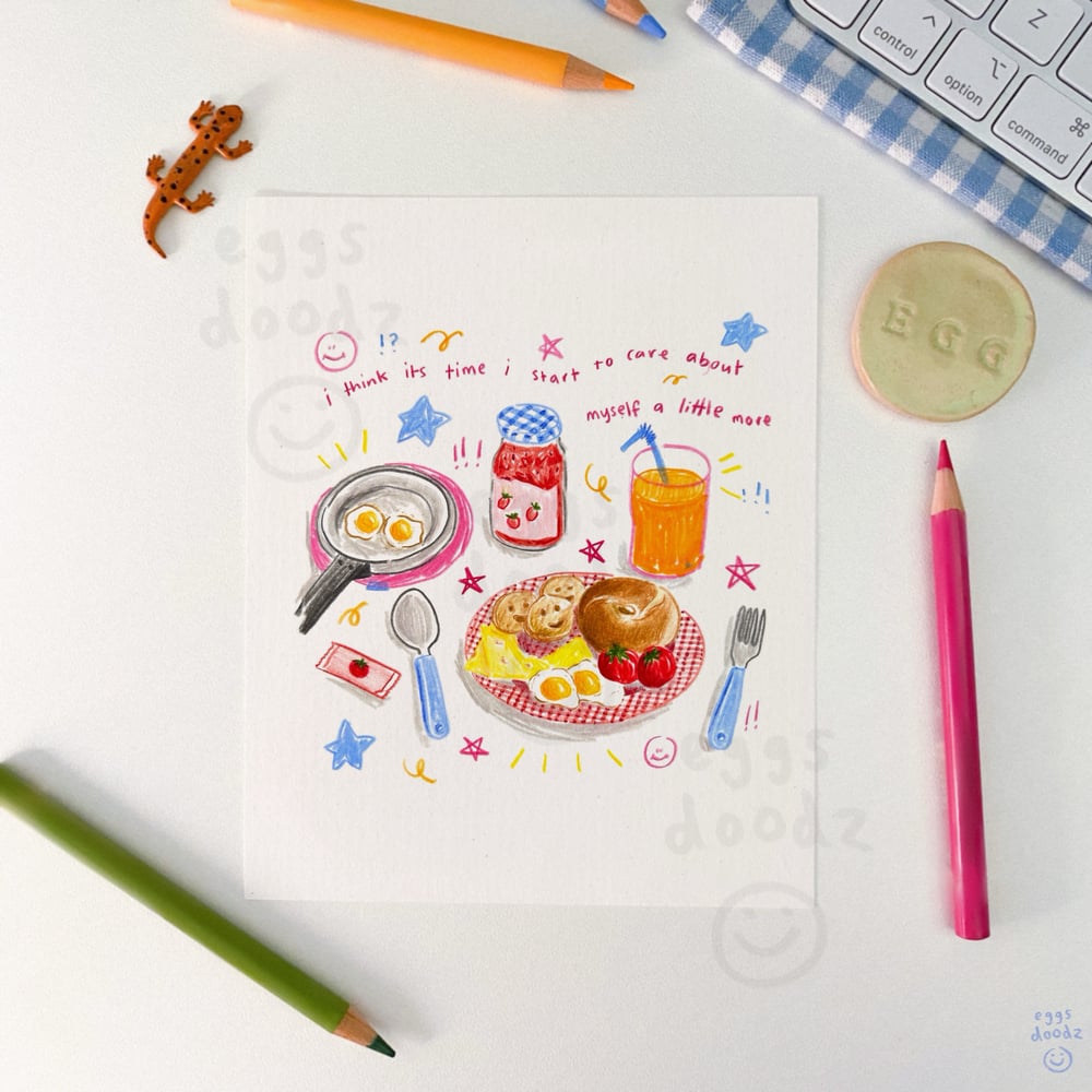 potato smile breakfast! | print