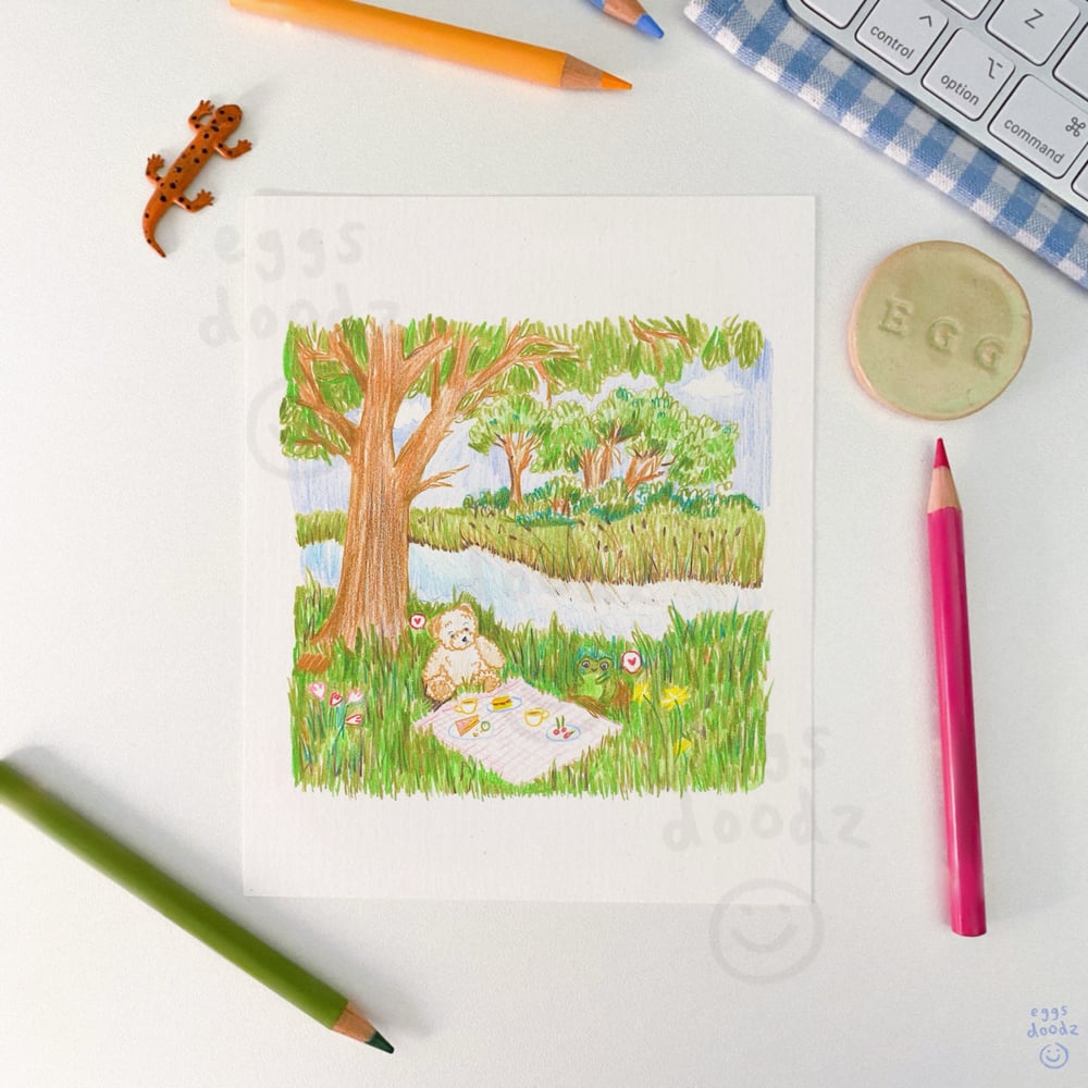 river picnic | print