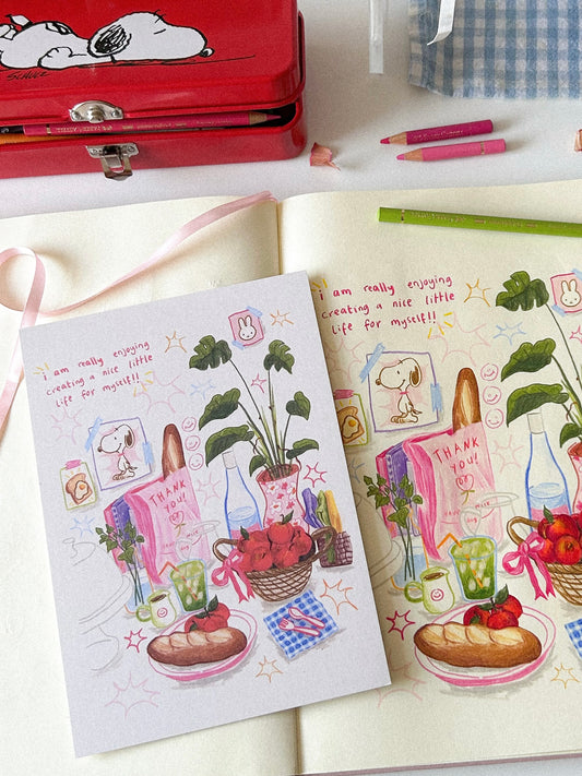 snooopy postcard | may 2025