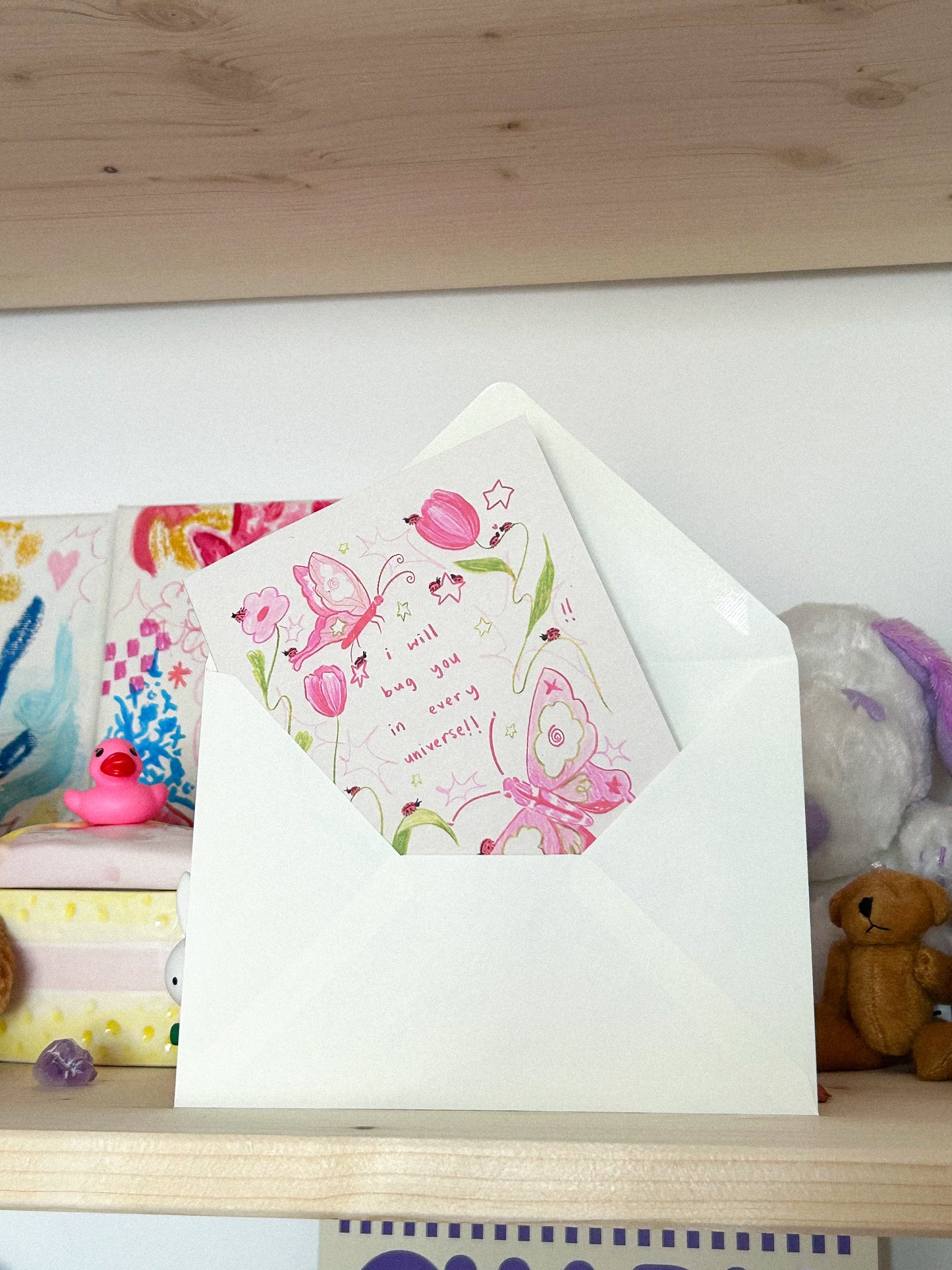 butterfly greetings card | april 2025