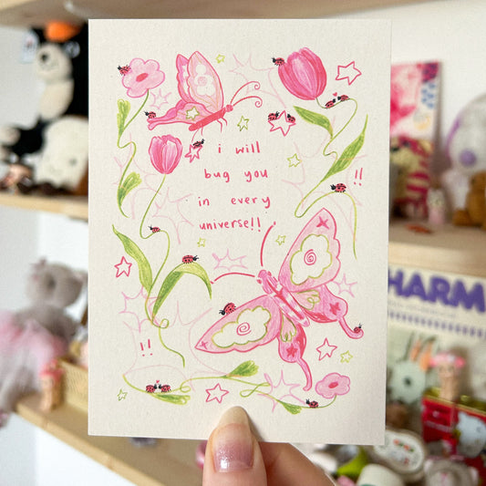 butterfly postcard | april 2025